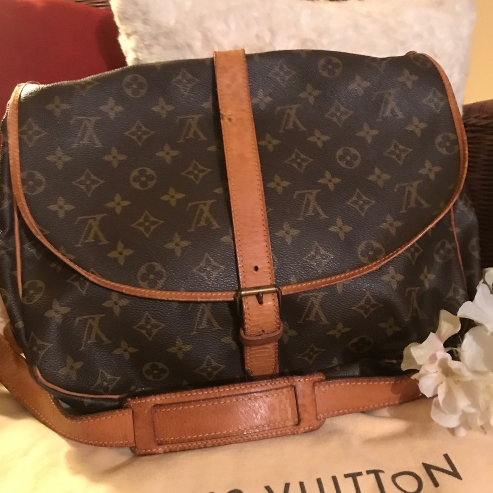 💜🌼SOLD🌼💜VINTAGE Louis Vuitton SAUMUR 35 - Picture 8 of 8